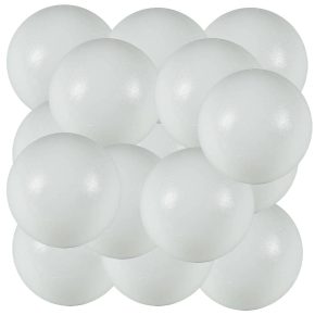 Misaladejuegos Bola Futbolin Polietileno Blanco 16gr 33mm 15 unidades