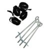 Misaladejuegos Set de anclajes para camas elásticas Masgames MA300082 - Imagen 2