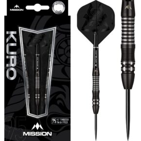 Misaladejuegos Dardos Mission Kuro M2 Steel 95% 21gr M000269 - Imagen 2