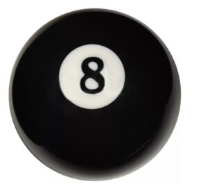 Misaladejuegos Bola billar negra económica 57.2mm 5 unidades - Imagen 2