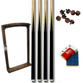 Misaladejuegos Pack 4 x Taco ramin 1.40m 12mm + Taquera 6 tacos + 10 Repuestos Taco + Tiza