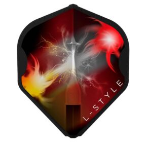 Misaladejuegos Plumas L-Flight Champagne Integrado L1EZ Standard Mensur Suljovic Fusion Black