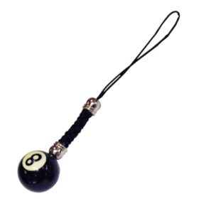 Misaladejuegos Llavero elegante bola billar número 8 40097008
