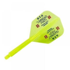 Misaladejuegos Plumas Condor Axe Shape Trinidad Foot Amarillo L 33.5mm 3 Uds.