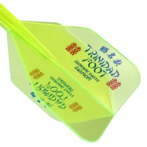 Misaladejuegos Plumas Condor Axe Shape Trinidad Foot Amarillo L 33.5mm 3 Uds. - Imagen 3