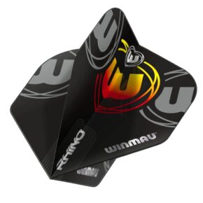 Misaladejuegos Plumas Winmau Darts Rhino Black Grey  Orange Standard 6905.227 - Imagen 3