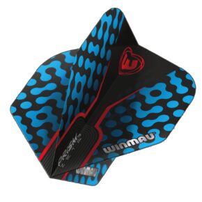 Misaladejuegos Plumas Winmau Darts Prism Zeta Black, Blue Red Standard 6915.307 - Imagen 2