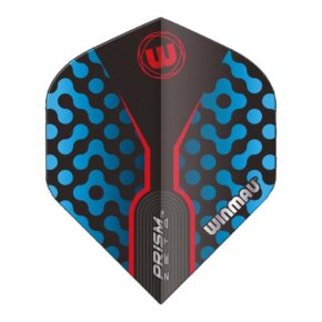 Misaladejuegos Plumas Winmau Darts Prism Zeta Black, Blue Red Standard 6915.307