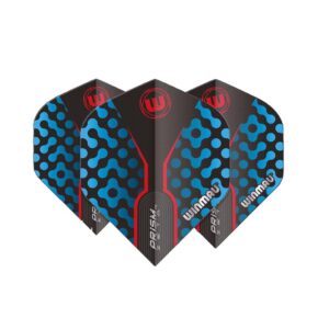 Misaladejuegos Plumas Winmau Darts Prism Zeta Black, Blue Red Standard 6915.307 - Imagen 3