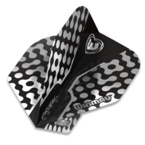 Misaladejuegos Plumas Winmau Darts Prism Zeta Black, Grey White Standard 6915.311 - Imagen 2