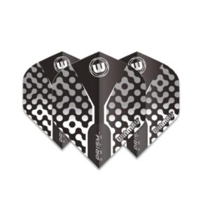 Misaladejuegos Plumas Winmau Darts Prism Zeta Black, Grey White Standard 6915.311 - Imagen 3