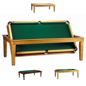 Misaladejuegos Mesa Billar Americano Mesa Comedor VIP Roll-Over 7FT 55.076.07.0