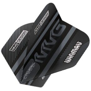 Misaladejuegos Plumas Winmau Darts Prism Alpha MvG 2021 Black Grey 6915.187 - Imagen 2