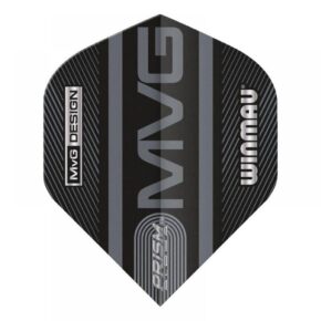 Misaladejuegos Plumas Winmau Darts Prism Alpha MvG 2021 Black Grey 6915.187