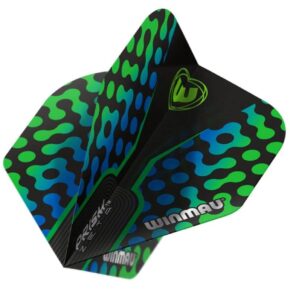 Misaladejuegos Plumas Winmau Darts Prism Zeta Black Green Blue 6915.309 - Imagen 2