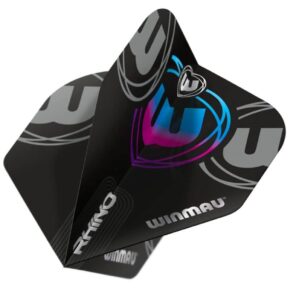 Misaladejuegos Plumas Winmau Darts Rhino Black Grey Blue 6905.226 - Imagen 2