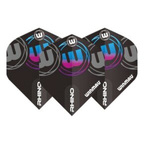 Misaladejuegos Plumas Winmau Darts Rhino Black Grey Blue 6905.226 - Imagen 3