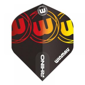 Misaladejuegos Plumas Winmau Darts Rhino Black Red Yellow 6905.230