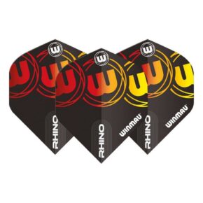 Misaladejuegos Plumas Winmau Darts Rhino Black Red Yellow 6905.230 - Imagen 3