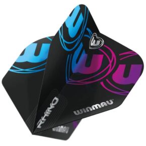 Misaladejuegos Plumas Winmau Darts Rhino Black Blue Purple 6905.229 - Imagen 2