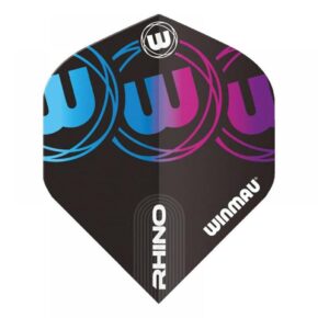 Misaladejuegos Plumas Winmau Darts Rhino Black Blue Purple 6905.229