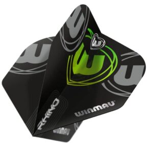 Misaladejuegos Plumas Winmau Darts Rhino Black Grey Green 6905.225 - Imagen 2