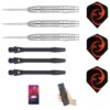Misaladejuegos Juego Dardos Gildarts Perfect Laton Cromado Punta Metal 20g MG-ZH18D