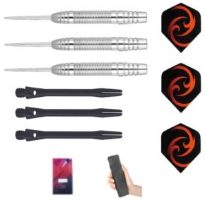 Misaladejuegos Juego Dardos Gildarts Perfect Laton Cromado Punta Metal 20g MG-ZH18D