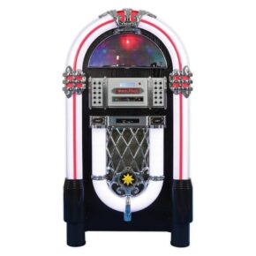 Misaladejuegos JUKE BOX DENVER VINILE RADIO AM/FM, CD, USB/SD, MP3, BLUETOOTH 5091