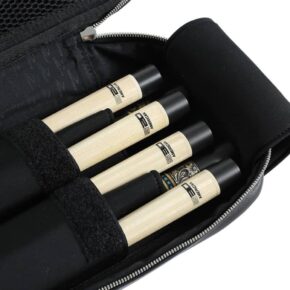 Misaladejuegos Funda Taco Billar Longoni Giotto 2P 4F Negra 6453 - Imagen 3