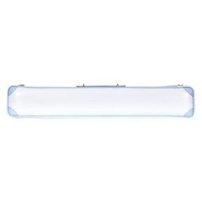 Misaladejuegos Funda Taco Billar Longoni Giotto Solcevita 4P 8F Blanca Azul 6398 - Imagen 2