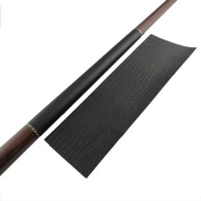 Misaladejuegos Manguito Original Modelo Leather Wrap Taco Billar Negro 03747-BK - Imagen 2