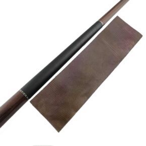 Misaladejuegos Manguito Original Modelo Leather Wrap Taco Billar Marron 03747-BW - Imagen 2