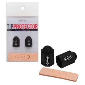Misaladejuegos Tip Protector taco billar Kamui Negro 2 Unid 11.75-14mm + Pulidor de puntas - Imagen 2