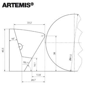 Misaladejuegos Bandas Billar Americano Artemis Intercontinental K79 Tira de 3 metros 7087 - Imagen 2