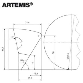 Misaladejuegos Bandas Billar Americano Artemis Intercontinental K37 Tira de 3 metros 7138 - Imagen 2