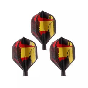 Misaladejuegos Plumas Flights Darts Cuesoul Tero AK4 Bandera España Standard  AK4+1-3 - Imagen 2