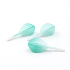 Misaladejuegos Plumas Flights Darts Cuesoul Tero AK5 Gradation Dark Green Teardrop M  CSAK-51SDJB - Imagen 2