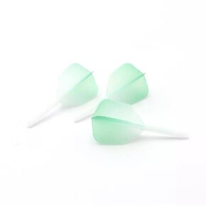 Misaladejuegos Plumas Flights Darts Cuesoul Tero AK5 Gradation Light Green Shape S  CSAK-53SJB - Imagen 2