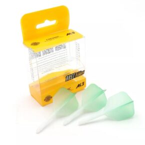 Misaladejuegos Plumas Flights Darts Cuesoul Tero AK5 Gradation Light Green Shape S  CSAK-53SJB - Imagen 3