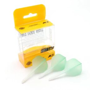 Misaladejuegos Plumas Flights Darts Cuesoul Tero AK5 Gradation Light Green Standard L  CSAK-53XLJB - Imagen 3