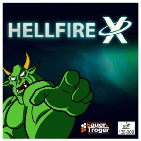 Misaladejuegos Goma Para Pala Ping Pong Sauer Troger Hellfire X Roja OX