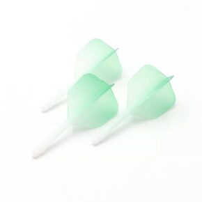 Misaladejuegos Plumas Flights Darts Cuesoul Tero AK5 Gradation Light Green Shape M  CSAK-53JB