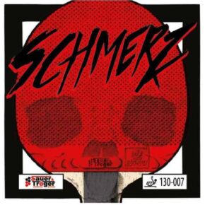 Misaladejuegos Goma Para Pala Ping Pong Sauer Troger Schmerz Rojo 0.5mm