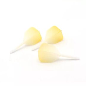 Misaladejuegos Plumas Flights Darts Cuesoul Tero AK5 Gradation Amarillo Shape M  CSAK-56JB - Imagen 2