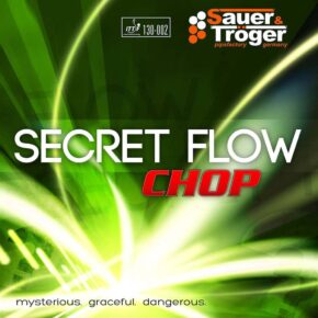Misaladejuegos Goma Para Pala Ping Pong Sauer Troger Secret Flow Chop Rojo 2.1mm Max