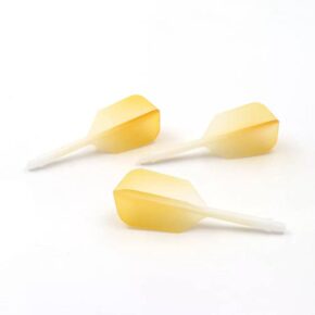 Misaladejuegos Plumas Flights Darts Cuesoul Tero AK5 Gradation Amarillo Slim M  CSAK-56SCJB - Imagen 2