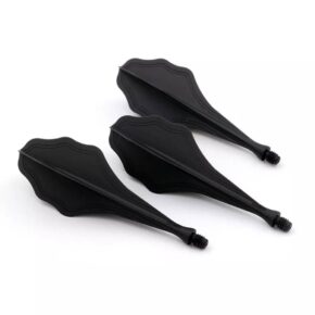 Misaladejuegos Plumas Flights Darts Cuesoul Tero AK8 Cloud Shape Negro  CS-AK8-1BL - Imagen 2