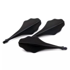 Misaladejuegos Plumas Flights Darts Cuesoul Tero AK8 Cloud Shape Negro  CS-AK8-1BL - Imagen 3