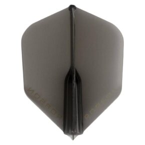 Misaladejuegos Pluma Bulls Darts Robson Crystal Estandar Small Negra Transparente 51753